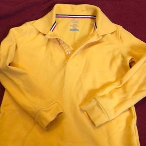 French Toast Long Sleeve Piqué Polo, Size S (6/7)
